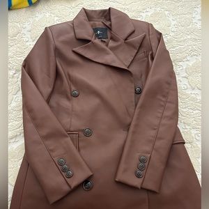 7 for all Mankind Faux Leather Jacket